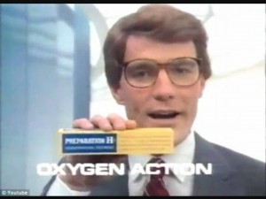 La primera aparición televisiva de Cranston: Un comercial de Preparación H, un medicamento que alivia las molestias de las hemorroides. Foto: especial.