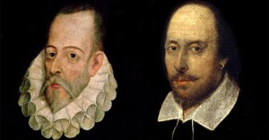 Cervantes y Shakespeare. Foto: Accion cultural española.